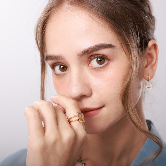 Anillo 7 Chakras Sello Mujer