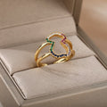 Anillo 7 Chakras Sello Mujer