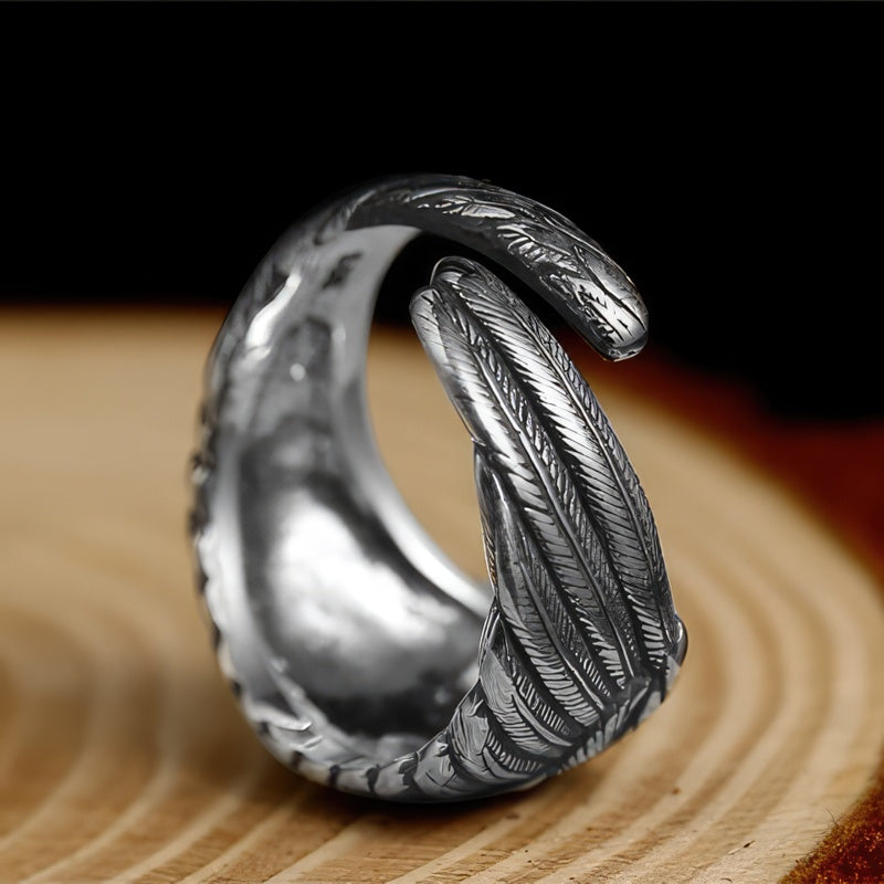 Anillo Sello Águila Hombre