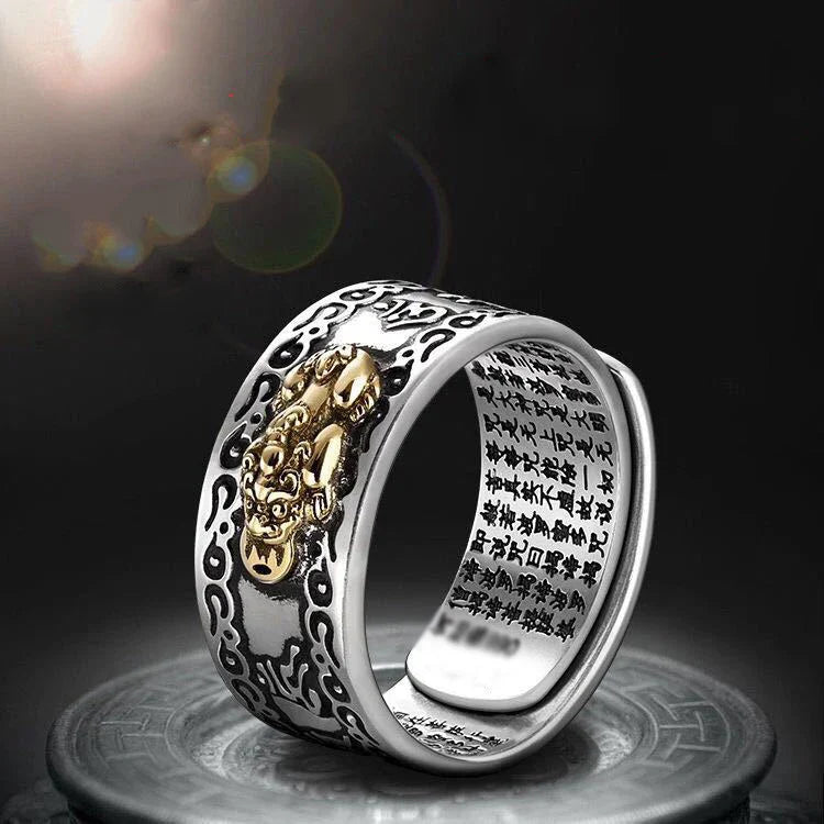 Anillo Budista Om Tibetano para Hombre o Mujer