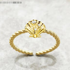 Anillo Concha de Oro - Exception®