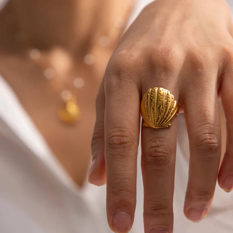 Anillo de Concha Vieira para Mujer