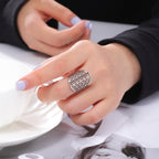 Anillo Flor de la Vida Dawapara Mandala plata