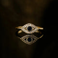 Anillo Ojo Turco Azul Maligno