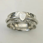 Anillo Pequeño Corazón de Color