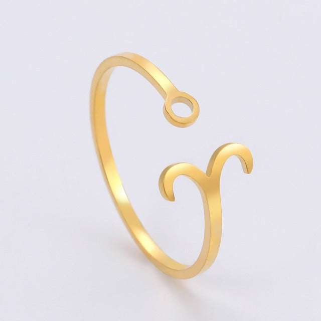 Anillo Signo del Zodiaco 12 Constelaciones