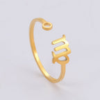 Anillo Signo del Zodiaco 12 Constelaciones