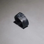 Anillo Cabeza de Buda negro