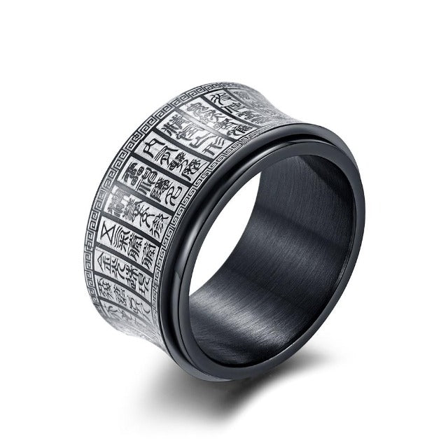 Anillo Tibetano Mantra plata