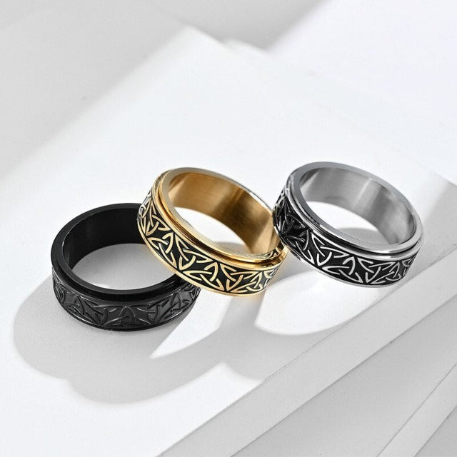 Anillo Vikingo Ragnar Anillo Giratorio