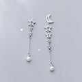 Pendientes Estrella plata