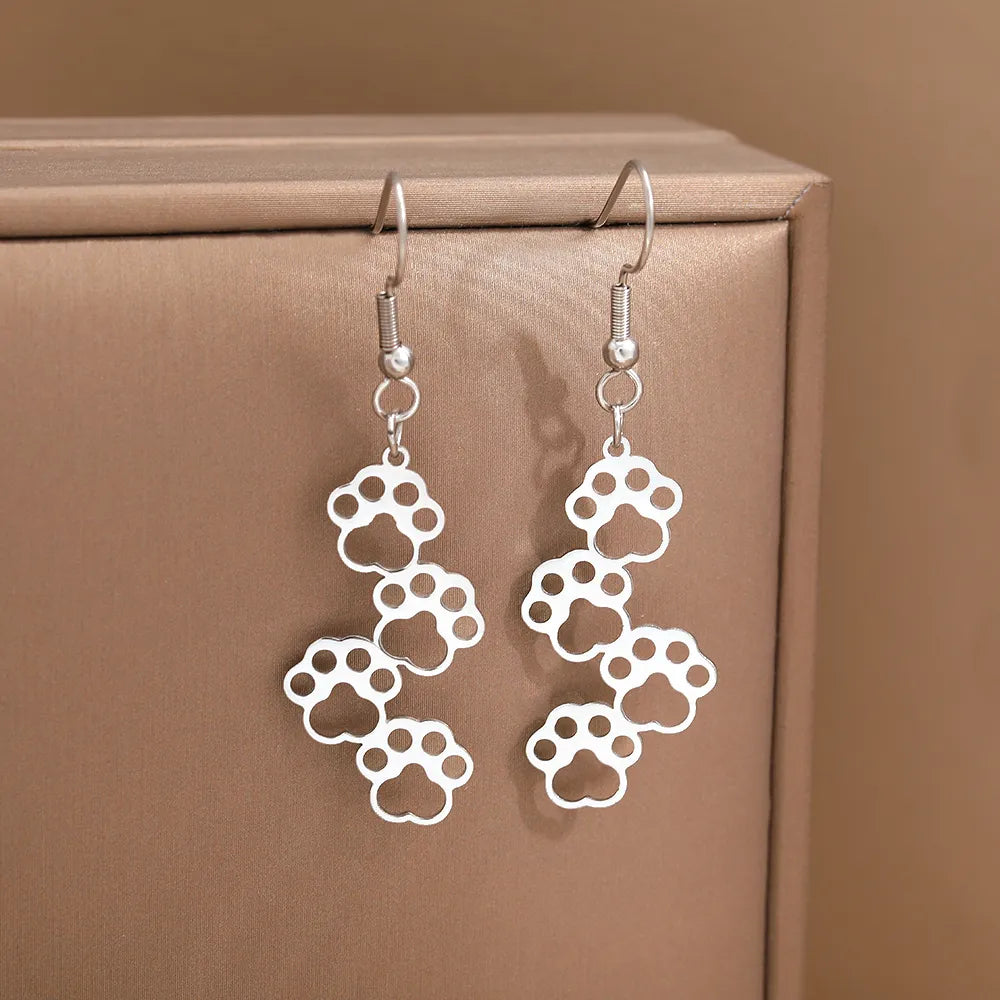 Pendientes Patas plata