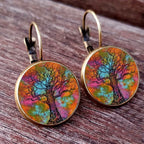 Pendientes Colgantes Árbol de la Vida estilo 2