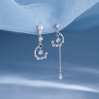 Pendientes Colgantes Luna Mujer