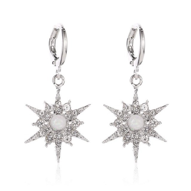 Pendientes Sol de plata