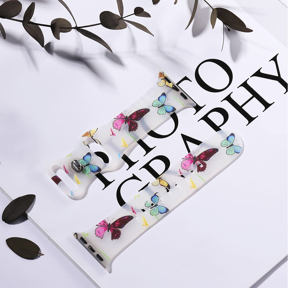 Pulsera Apple Watch Mujer Estampado Floral