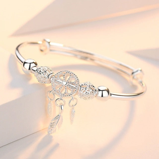 Pulsera Atrapasueños con Plumas