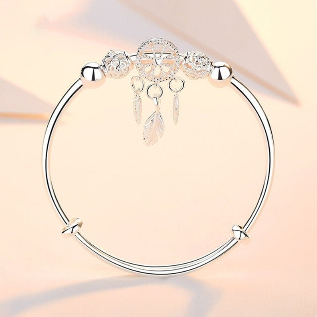Pulsera Atrapasueños con Plumas