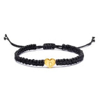 Pulsera Corazón Inicial Oro