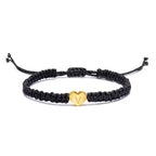 Pulsera Corazón Inicial Oro