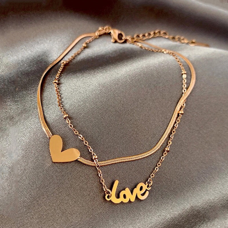 Pulsera de Tobillo Love