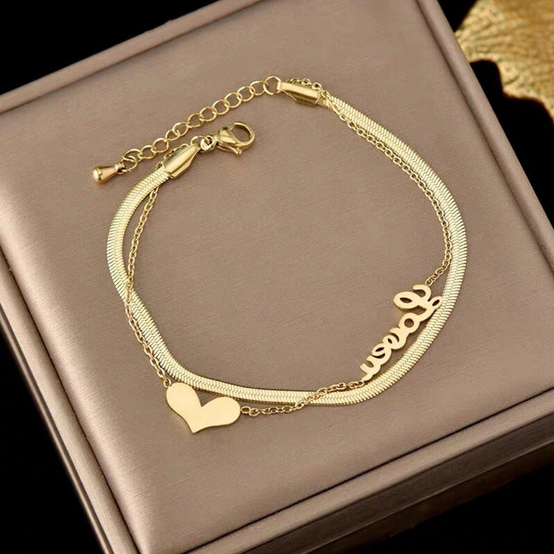 Pulsera de Tobillo Love