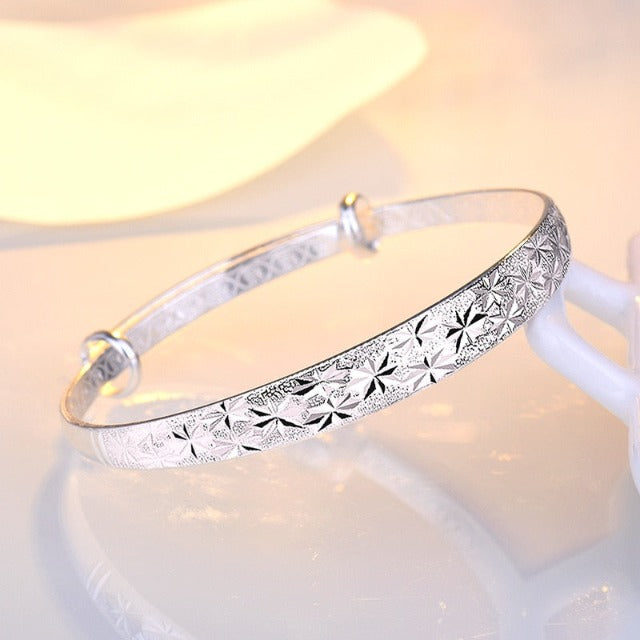 Pulsera de Boda Plata para Mujer