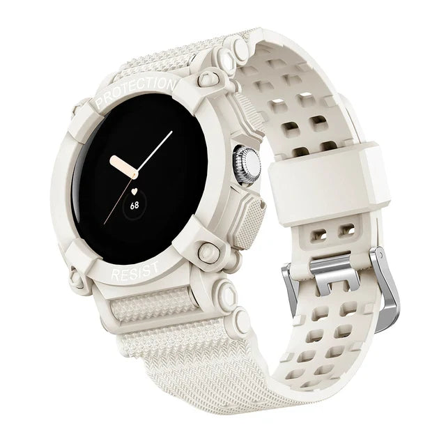 Correa de Protección Sólida para Smartwatch Google Pixel Watch 1 & 2 blanca