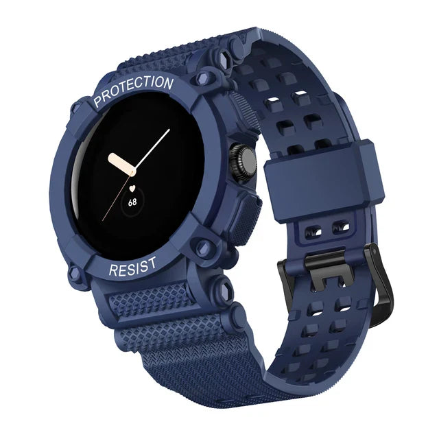 Correa de Protección Sólida para Smartwatch Google Pixel Watch 1 & 2 azul
