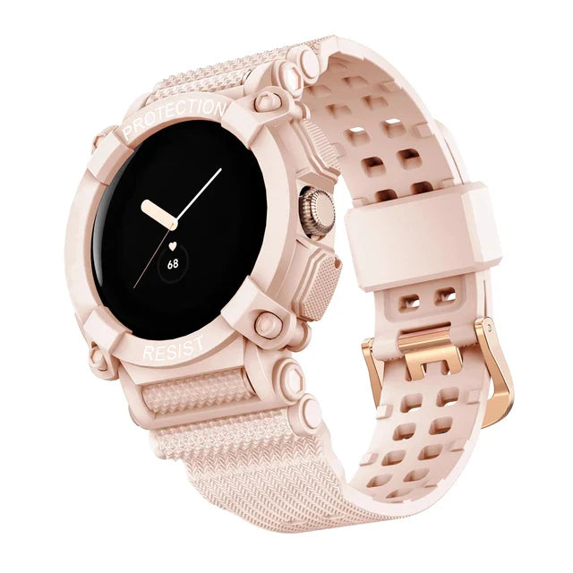 Correa de Protección Sólida para Smartwatch Google Pixel Watch 1 & 2 rosa