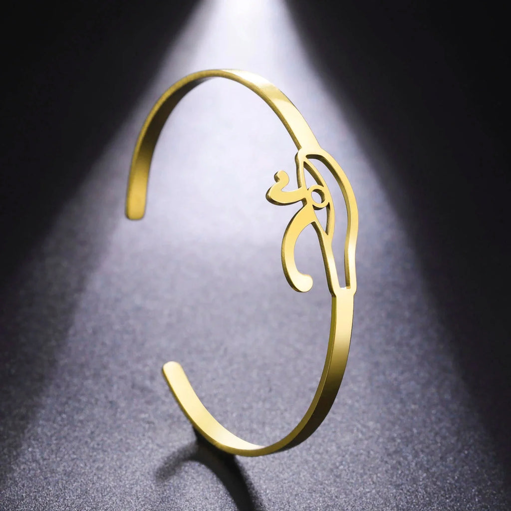 Pulsera Egipto Antiguo Con Ojo de Horus oro