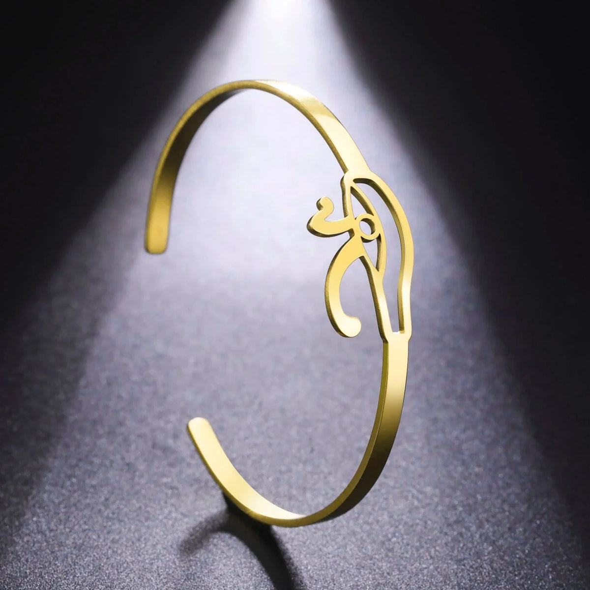 Pulsera Egipto Antiguo Con Ojo de Horus oro