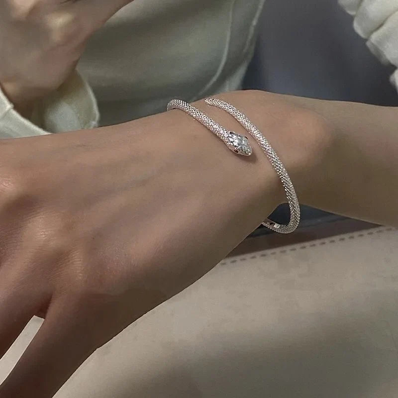 Pulsera Serpiente Plata