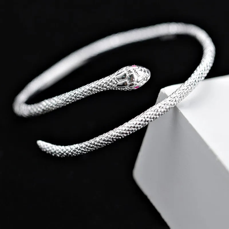 Pulsera Serpiente Plata
