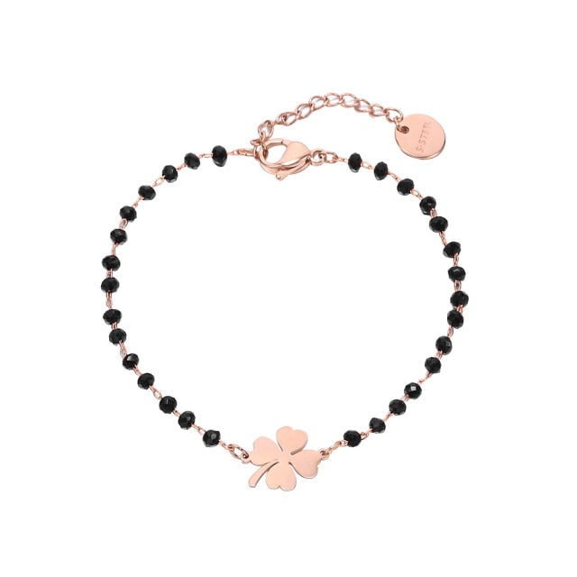 Pulsera Trébol de 4 Hojas de la Suerte