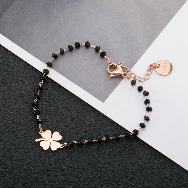 Pulsera Trébol de 4 Hojas de la Suerte