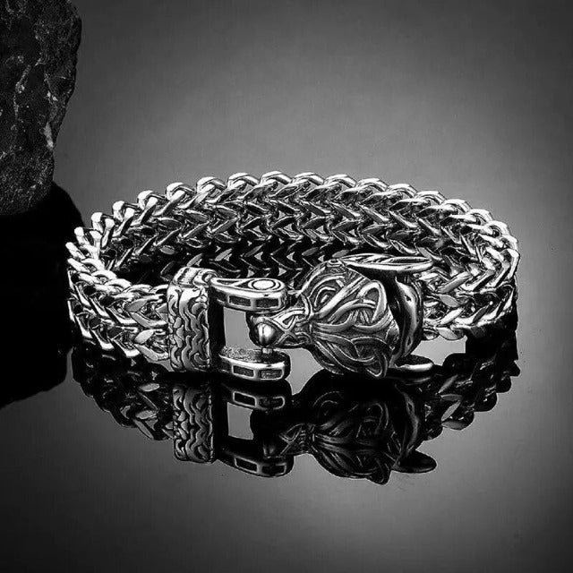 Pulsera Vikinga Fenrir para Hombre
