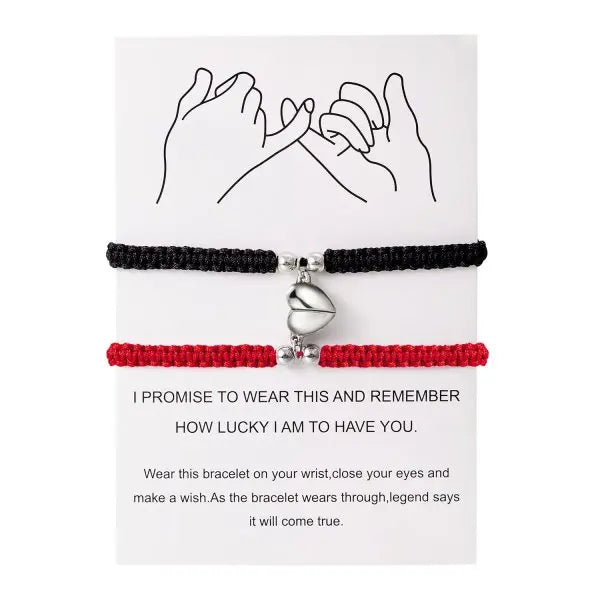 Pulseras para Parejas de Amigos Gourmette Romántica