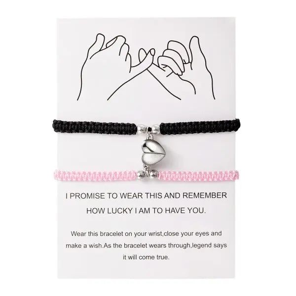 Pulseras para Parejas de Amigos Gourmette Romántica