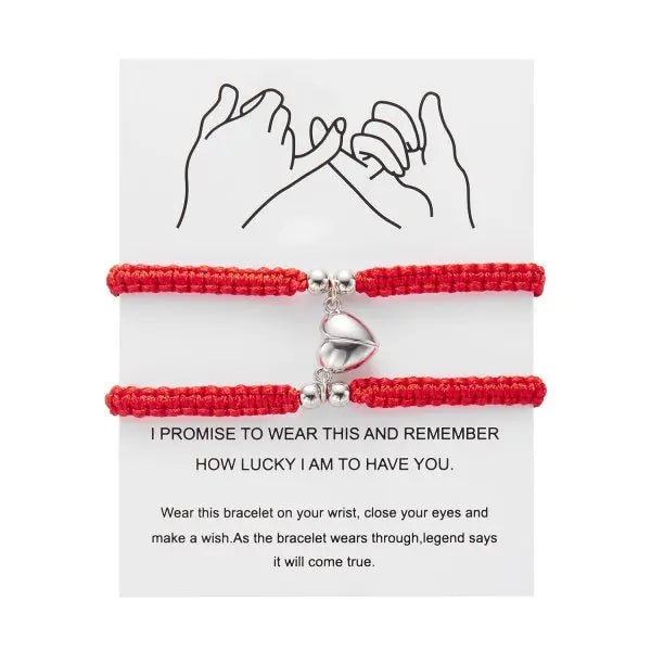 Pulseras para Parejas de Amigos Gourmette Romántica