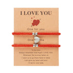 Pulseras para Parejas de Amigos Gourmette Romántica