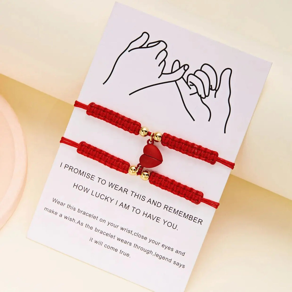 Pulseras para Parejas de Amigos Gourmette Romántica
