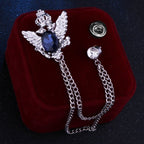 Broche de traje pájaros