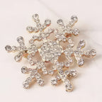Broche Copo de Nieve Invierno Mujer