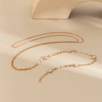 Cadena de Escote con Perlas para Mujer