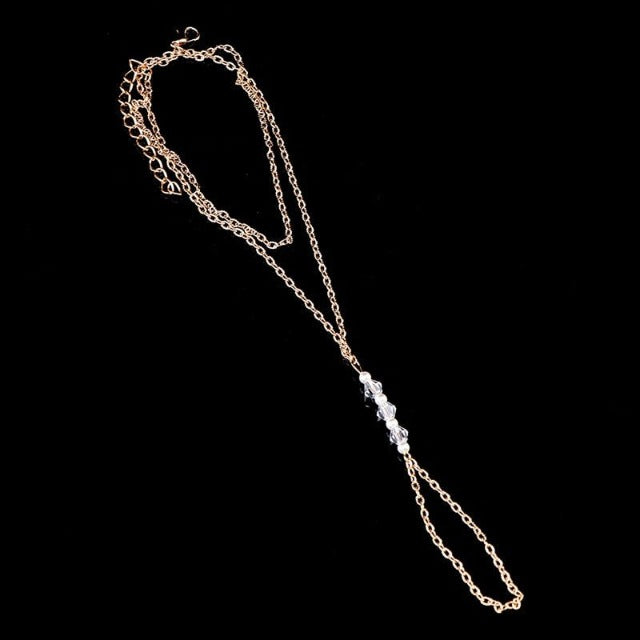 Cadena de Tobillo Oro y Plata para Mujer oro