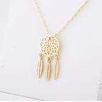 Collar Atrapasueños Oro