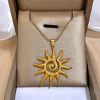 Collar con Gran Colgante Sol