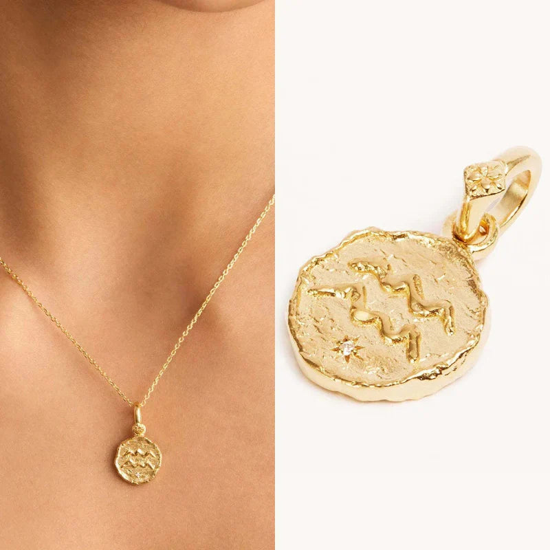 Collar con Colgante de Astrología Signo del Zodiaco