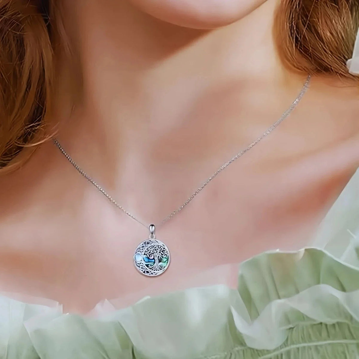 Collar con Colgante Celta Árbol de la Vida